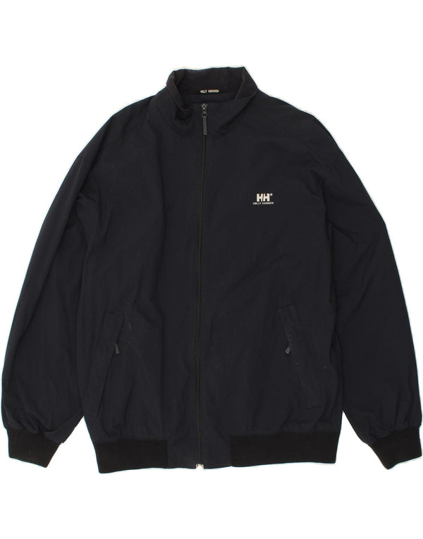 Jaqueta bomber alta masculina HELLY HANSEN Reino Unido 42 XL azul marinho poliéster