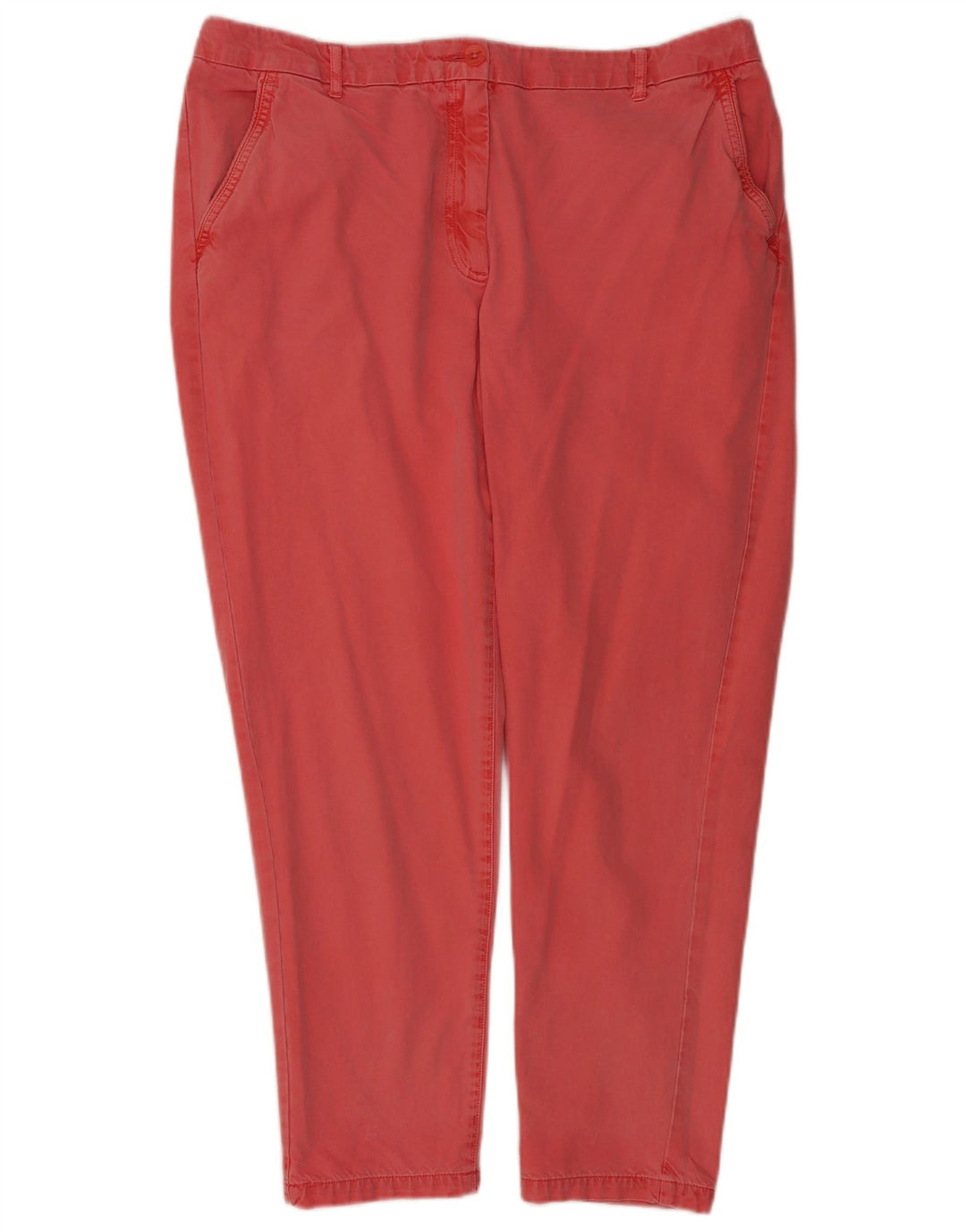Calça chino feminina Marks & Spencer W36 L29 vermelha