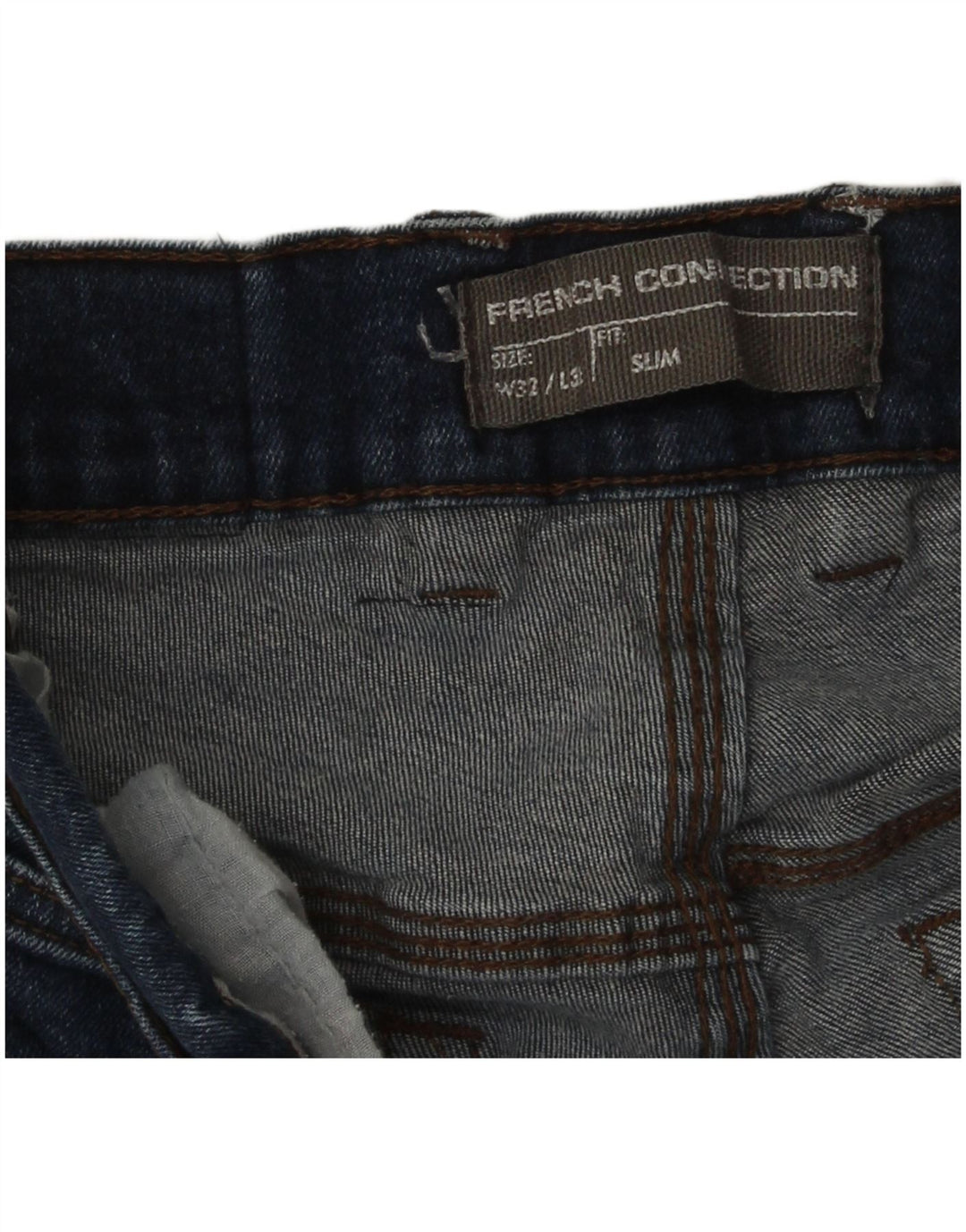 Jeans Slim Feminino French Connection W32 L32 Azul