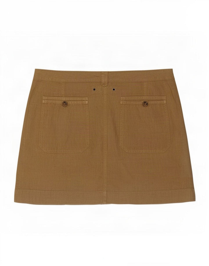 Minissaia feminina Massimo Dutti média W30 bege