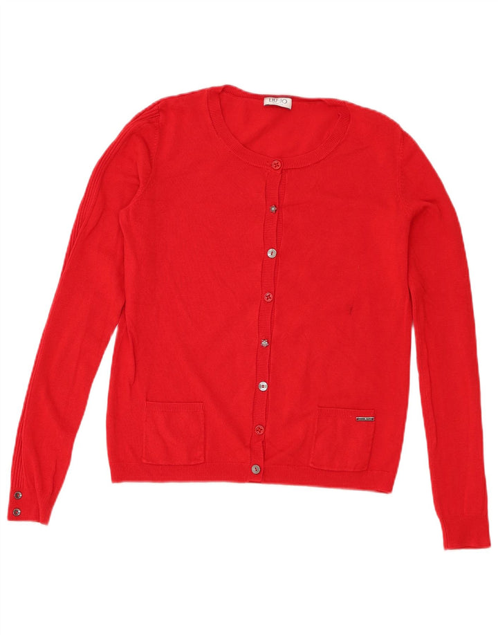 Suéter cardigã feminino Liu Jo UK 8 pequeno vermelho