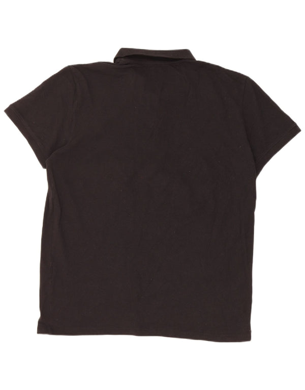 Camisa polo masculina Jack & Jones XL algodão preto