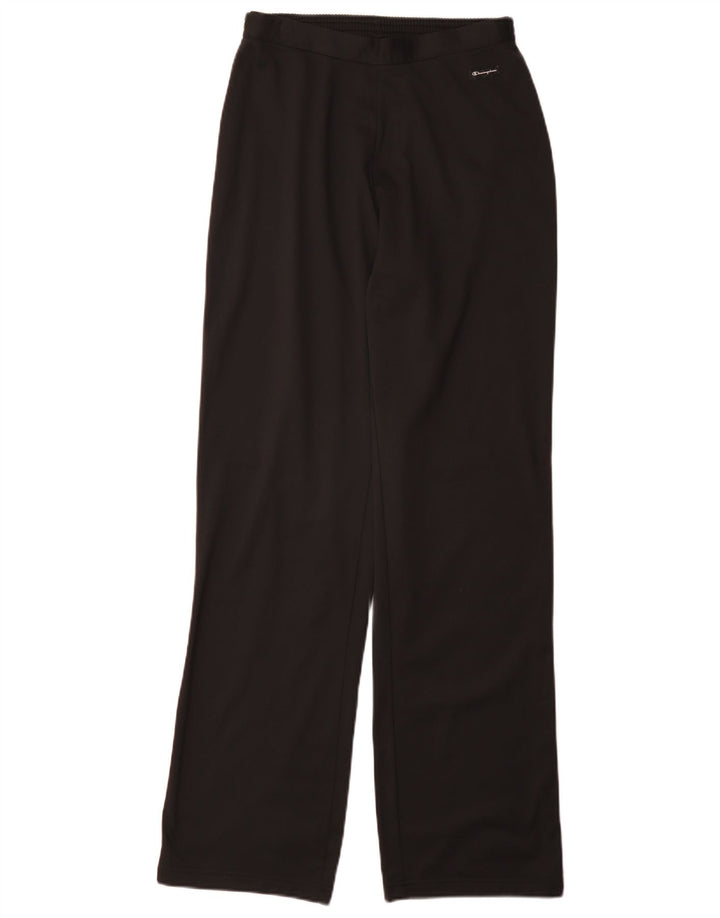 Calça de treino feminina Champion UK 14 grande poliéster preto