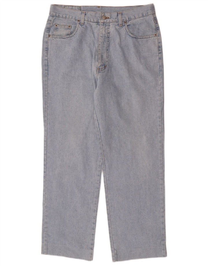 Calça jeans reta masculina Wampum W34 L29 algodão azul