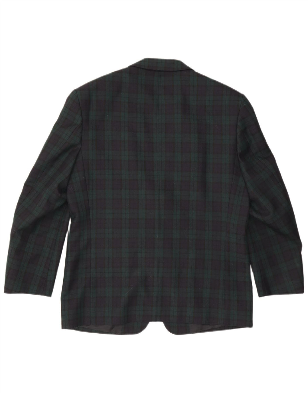Jaqueta blazer masculina de 2 botões Douglas IT 50 poliéster xadrez verde grande