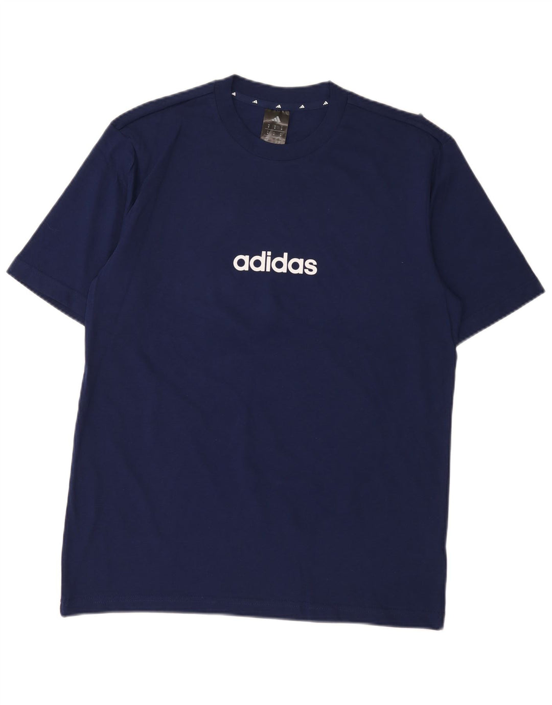 Adidas Camiseta Masculina Graphic Top Médio Algodão Azul Marinho