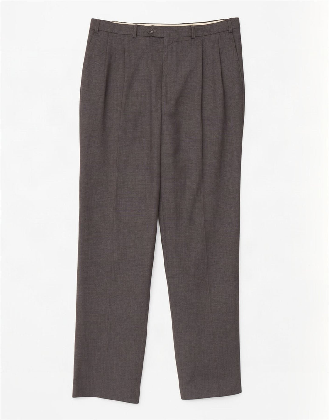 Calça masculina Marks & Spencer com pegged suit W38 L33 lã cinza