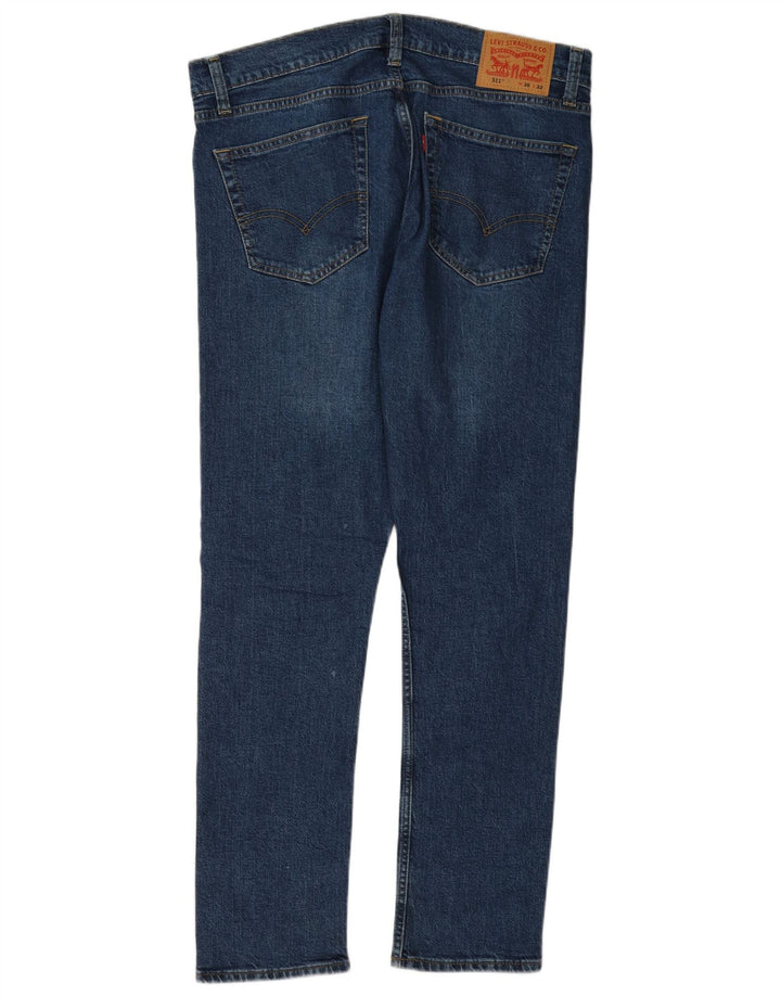 Calça Jeans Levis 511 Slim Masculina W36 L32 Azul Algodão