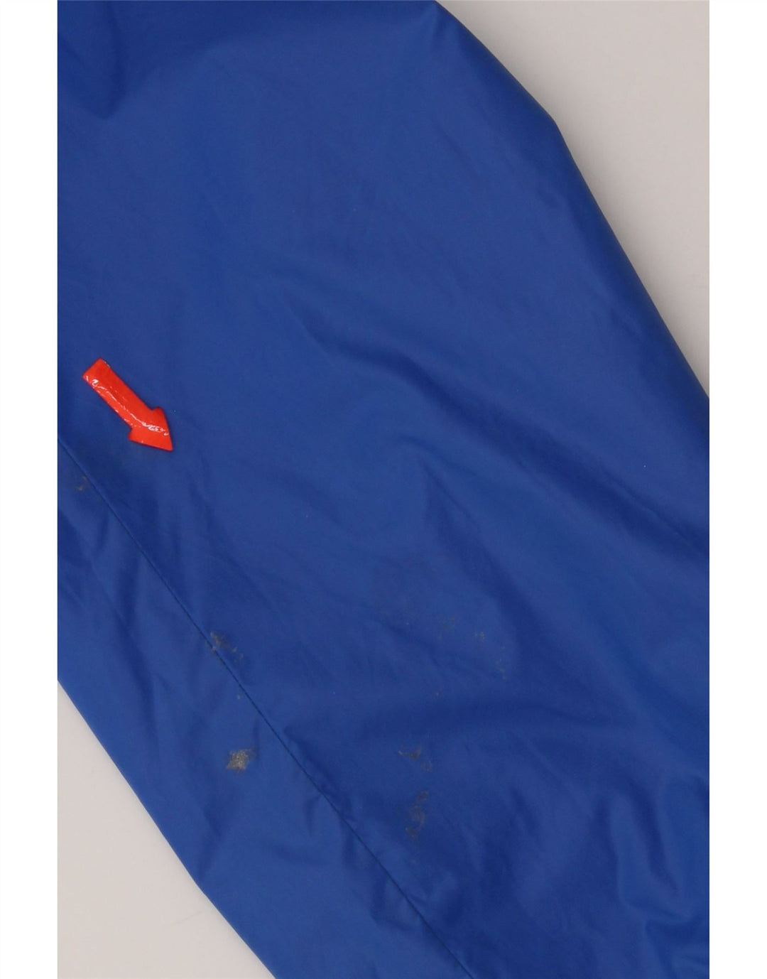 Jaqueta de chuva feminina com capuz Carhartt UK 14 médio azul colorblock nylon