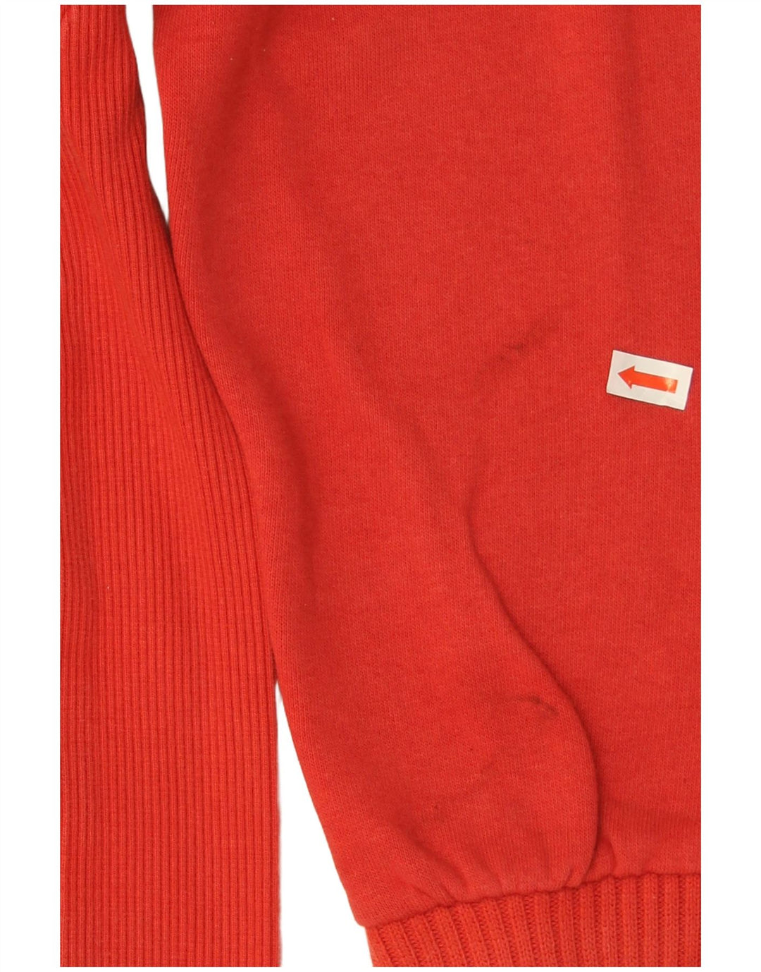 Puma Mens Graphic Moletom Jumper Médio Algodão Vermelho