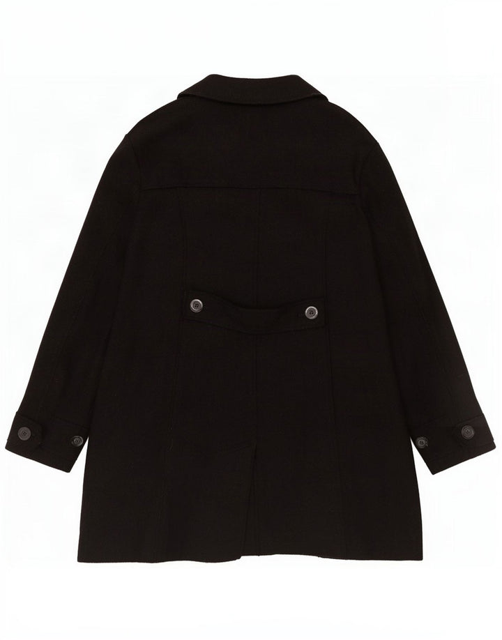 Sobretudo feminino Marks & Spencer UK 22 2XL preto viscose