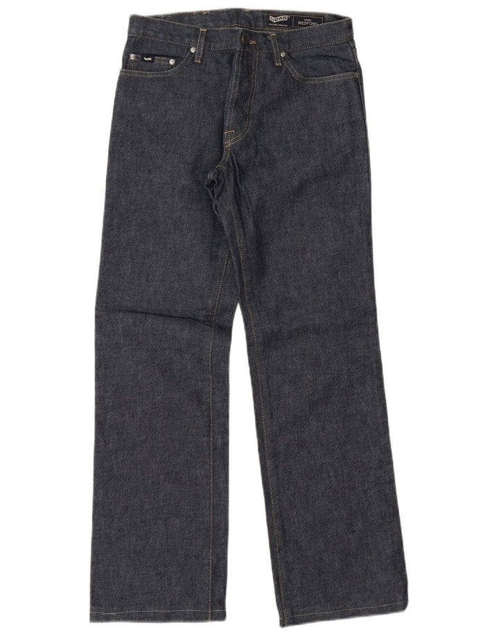 Calça jeans reta masculina Gas W30 L30 azul marinho algodão clássico