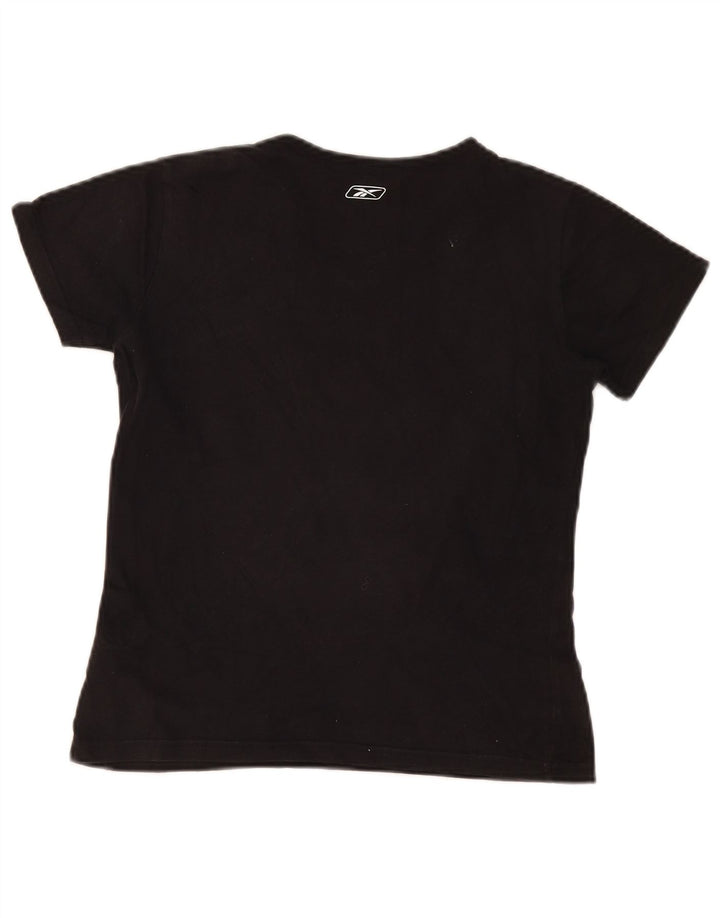 Camiseta feminina Reebok Top UK 12 médio algodão preto