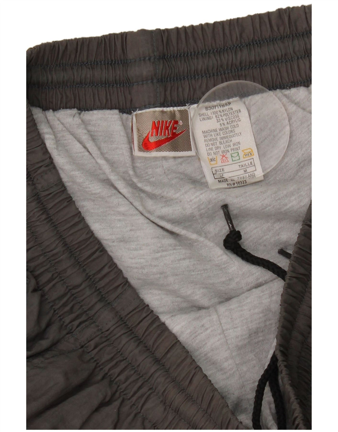Calça de treino masculina Nike Joggers cinza médio nylon