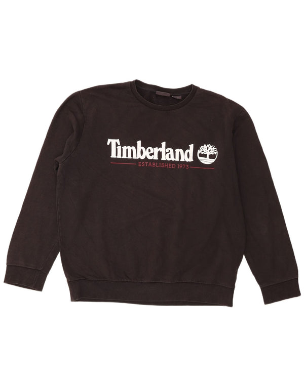 Timberland moletom gráfico masculino jumper 2XL algodão preto