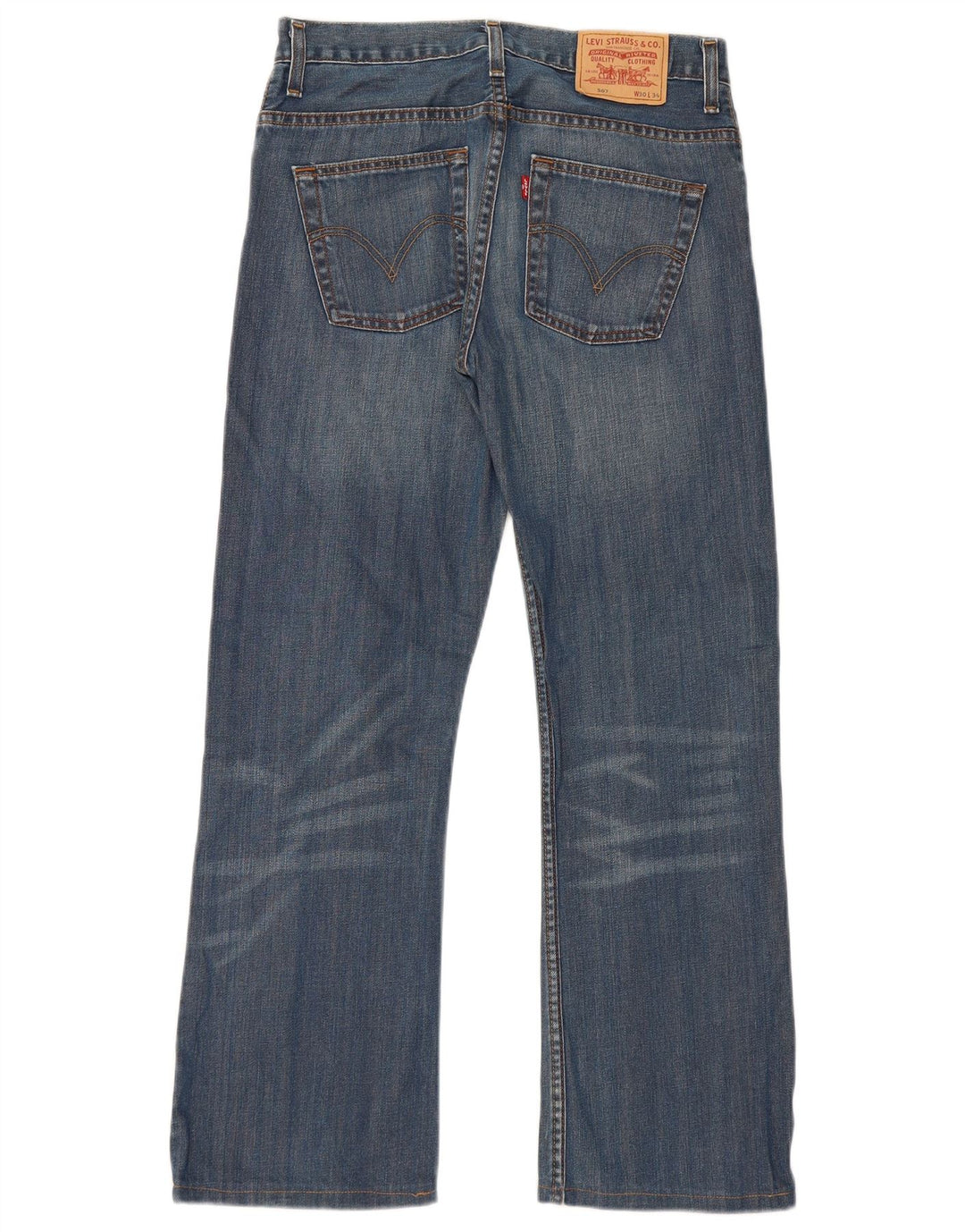 Levi's Masculino 507 Bootcut Jeans W30 L30 Azul Algodão