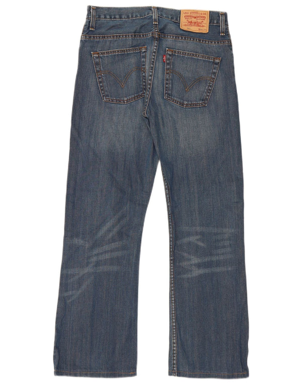 Levi's Masculino 507 Bootcut Jeans W30 L30 Azul Algodão