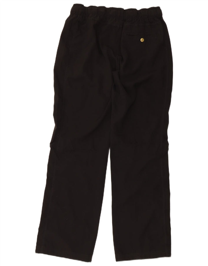 Calça corta-vento feminina Adidas UK 14 poliéster preto médio