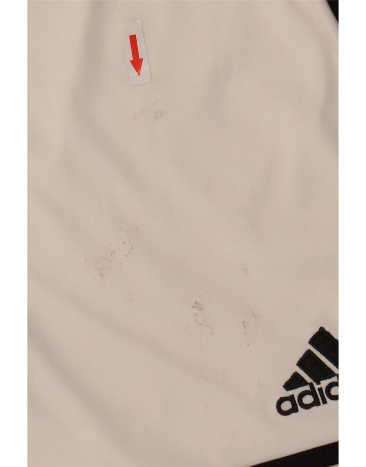 Adidas Mens Sport Shorts Pequeno Poliéster Branco