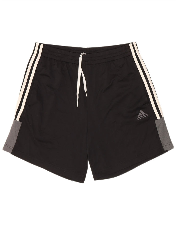 Adidas Mens Sport Shorts Médio Preto Poliéster Esportes
