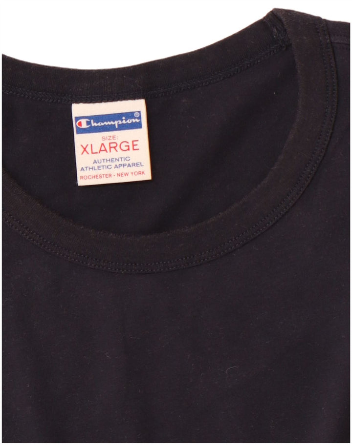 Camiseta masculina CHAMPION Top XL azul marinho