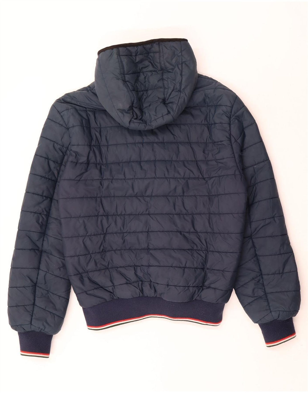 Jaqueta masculina Refrigiwear Sixty spa acolchoada com capuz IT 50 grande azul marinho