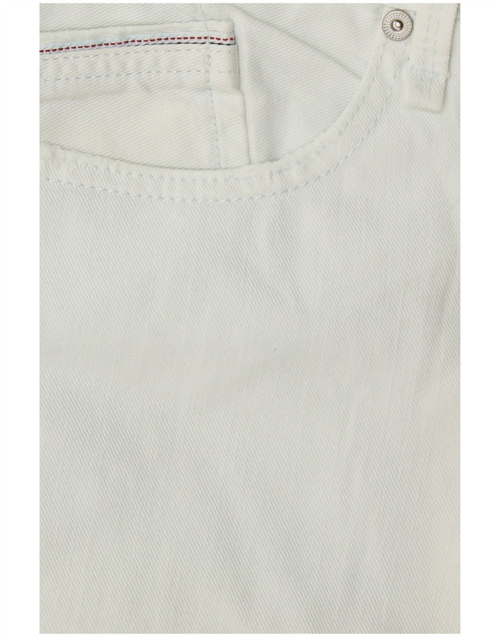 REPLAY Mens Waitom Straight Jeans W32 L34 Algodão Branco