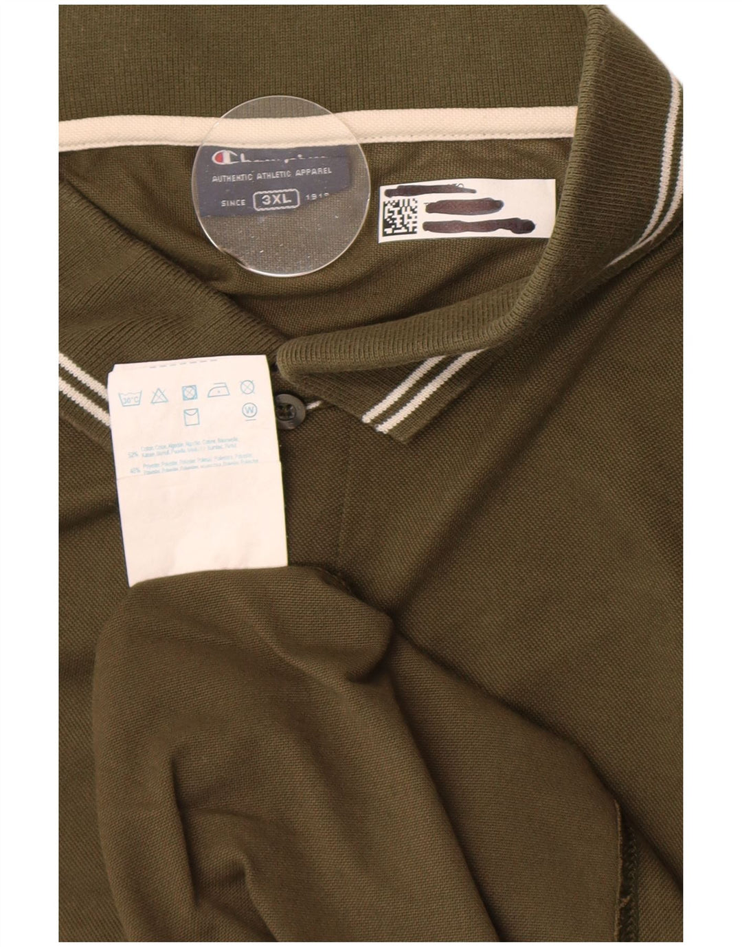 Camisa polo masculina Champion 3XL algodão cáqui