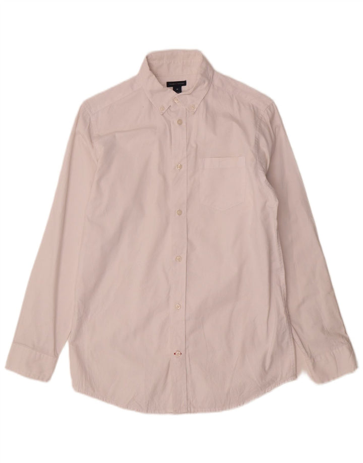 Camisa masculina Tommy Hilfiger 15-16 anos algodão branco