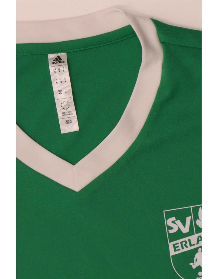 Camiseta Adidas Masculina Aeroready Graphic Top Verde Médio Poliéster