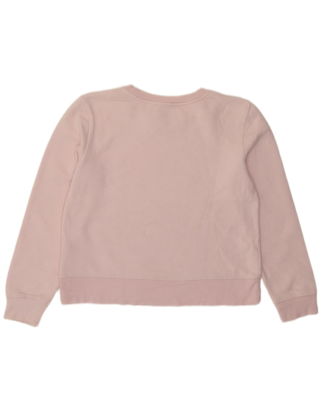 Zara moletom feminino jumper UK 12 algodão rosa médio