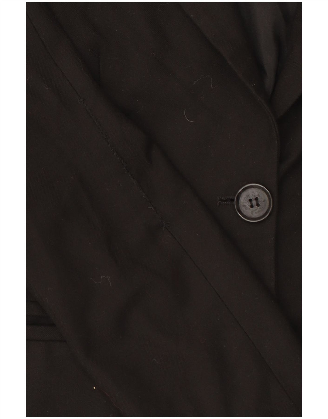 Jaqueta Blazer Feminina Benetton com 2 Botões IT 42 Poliéster Preto Médio
