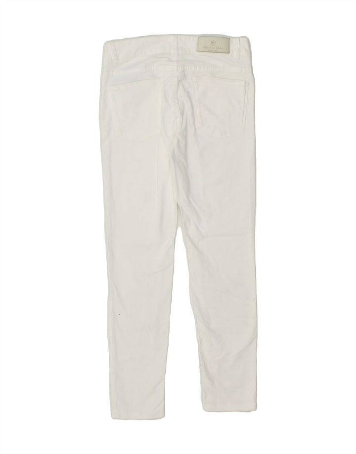MASSIMO DUTTI Womens Crop Skinny Jeans W26 L26 White Cotton Vintage Massimo Dutti and Second-Hand Massimo Dutti from Messina Hembry 