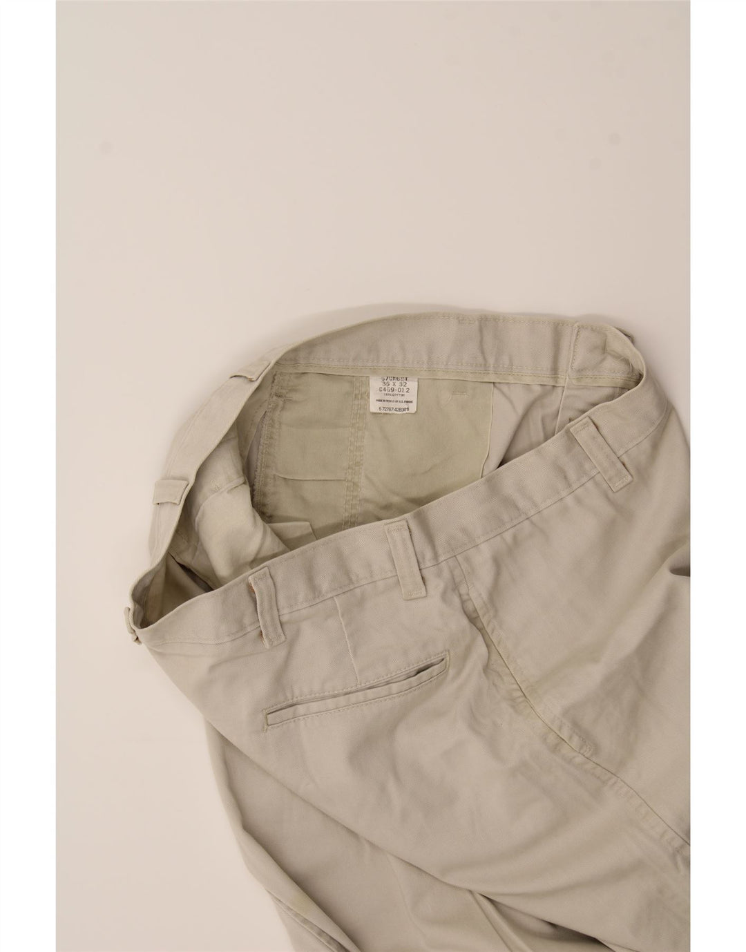 WRANGLER Mens Tapered Chino Trousers W36 L32 Beige Cotton Vintage Wrangler and Second-Hand Wrangler from Messina Hembry 