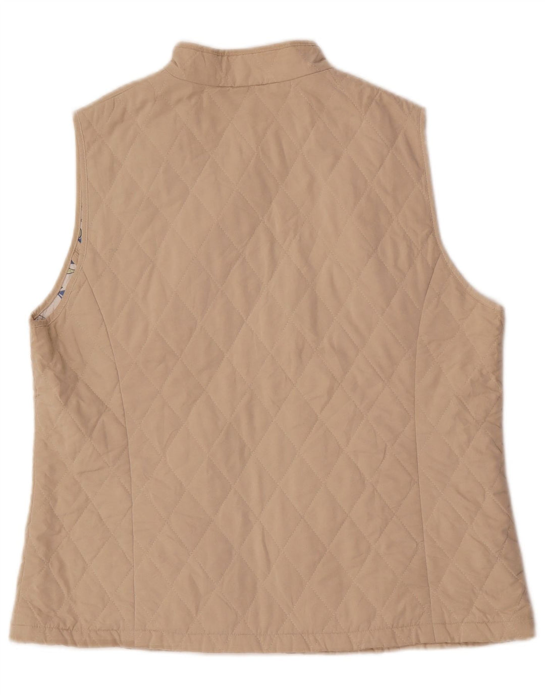Colete acolchoado feminino Marks & Spencer UK 16 grande bege