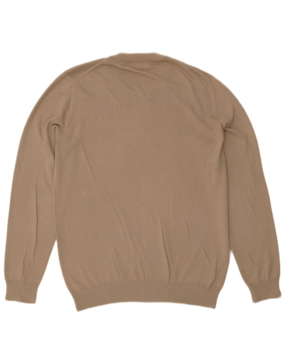 Suéter masculino Brooksfield com gola redonda, bege médio