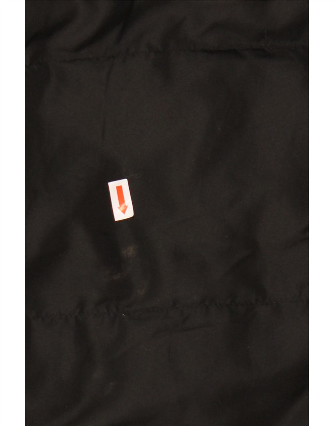 Casaco acolchoado com capuz feminino Calvin Klein UK 10 pequeno poliéster preto