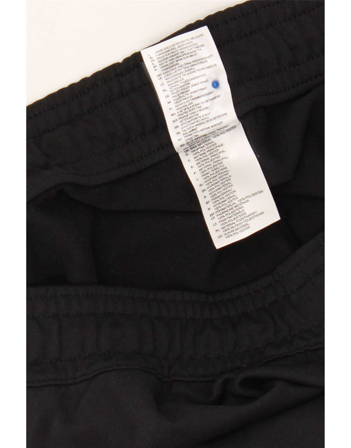 Calça de treino feminina Adidas UK 16/18 grande poliéster preto