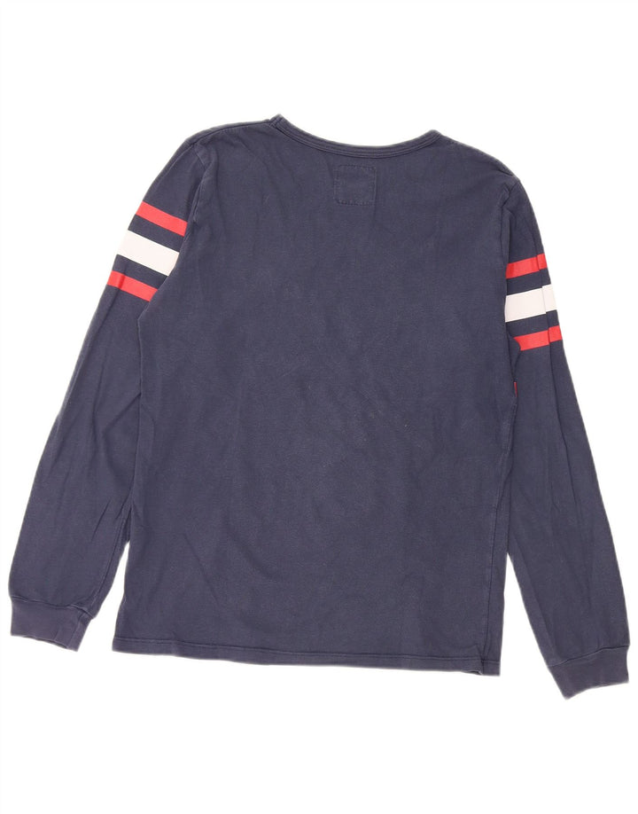 Top gráfico LEVI'S Boys manga comprida 15-16 anos azul marinho bloco colorido