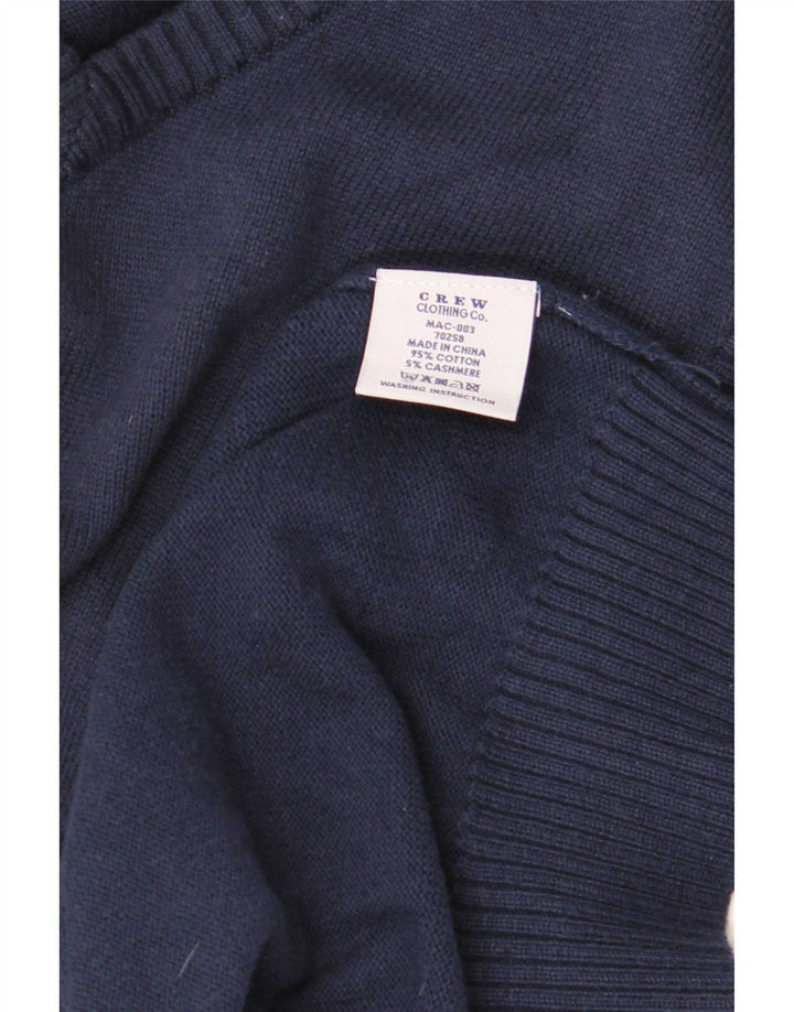 Crew Clothing Mens Colete Regata Pequeno Algodão Azul Marinho