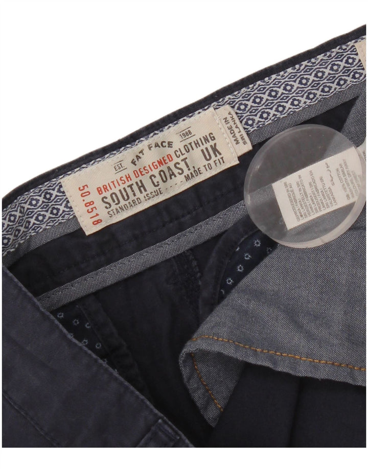 Shorts Chino Masculino Fat Face W32 Algodão Azul Marinho Médio