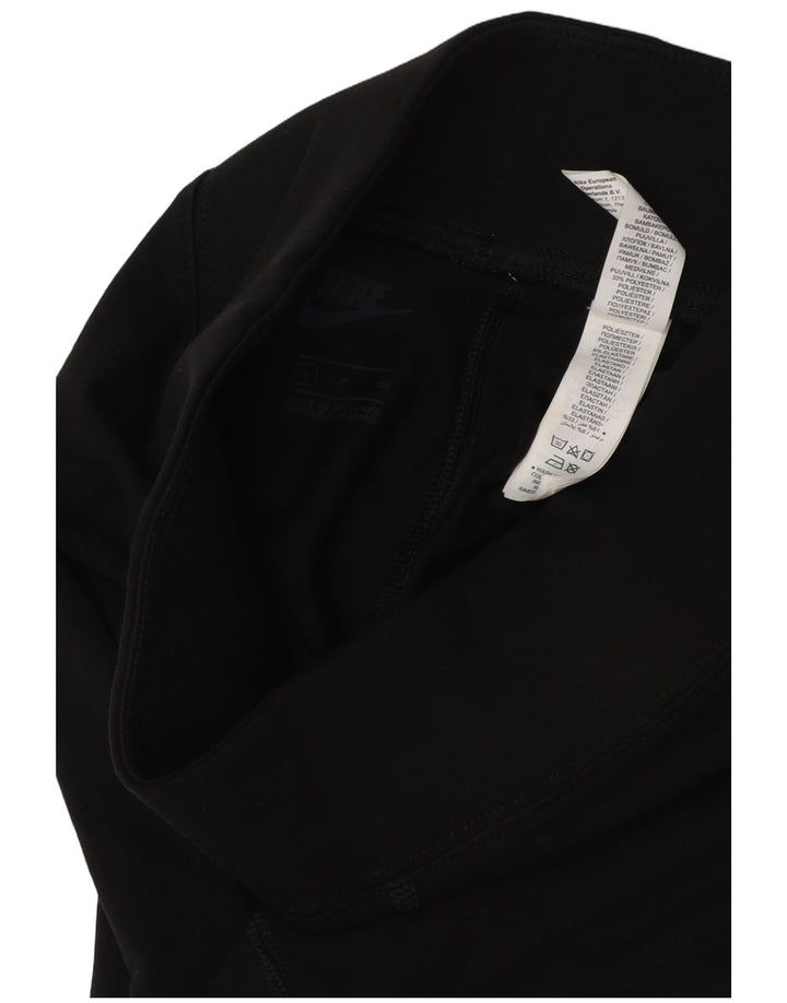 Leggings femininas Nike Graphic UK 10 pequenas pretas de poliéster