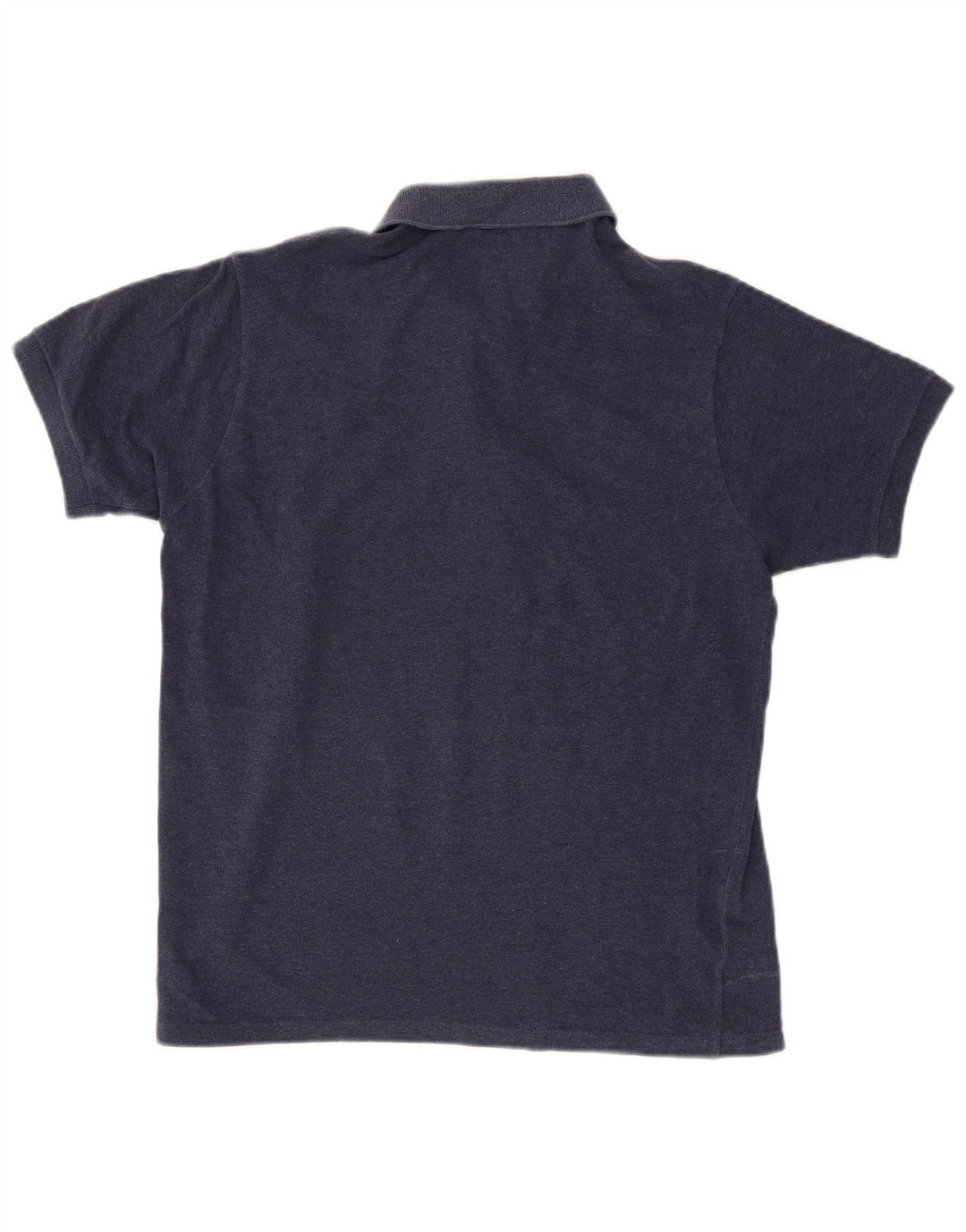 Camisa polo masculina Lacoste tamanho 4 médio algodão azul marinho