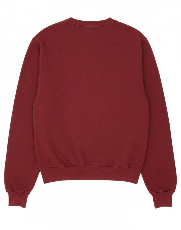 CHAMPION Masculino Harvard Graphic Moletom Jumper Pequeno Algodão Borgonha