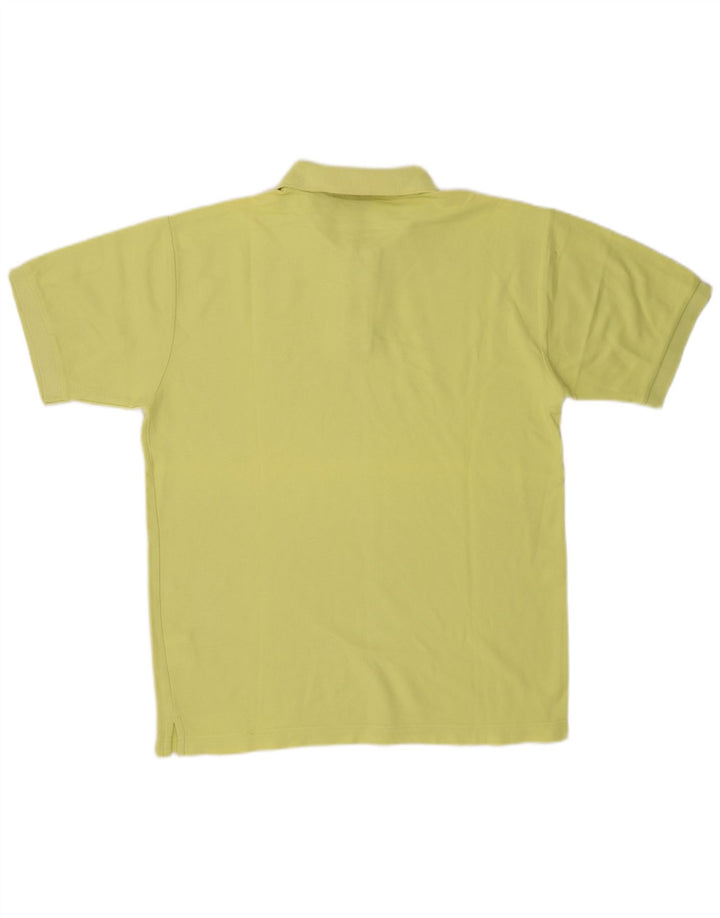 Camisa polo masculina Fila grande algodão amarelo