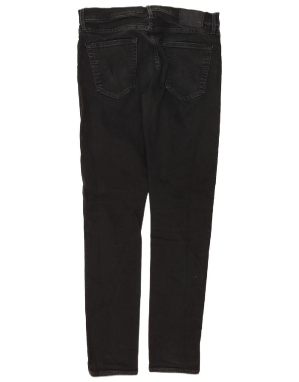 Calça jeans masculina Levi's 512 Slim Fit Tapered W34 L34 algodão preto