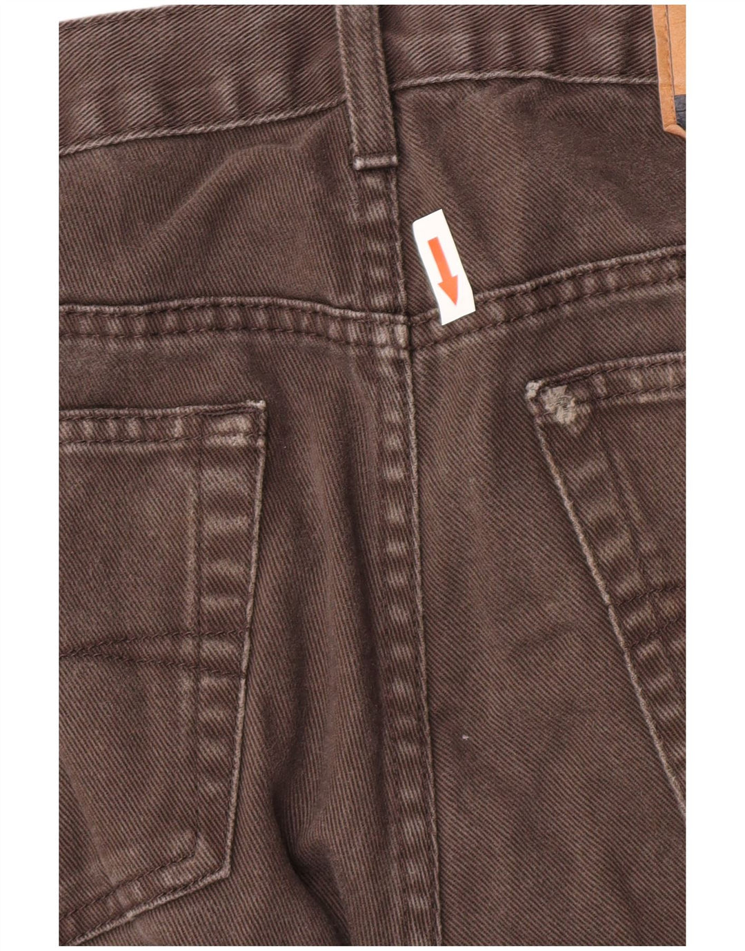 Calça jeans reta masculina Marks & Spencer Blue Harbor W36 L31 algodão marrom