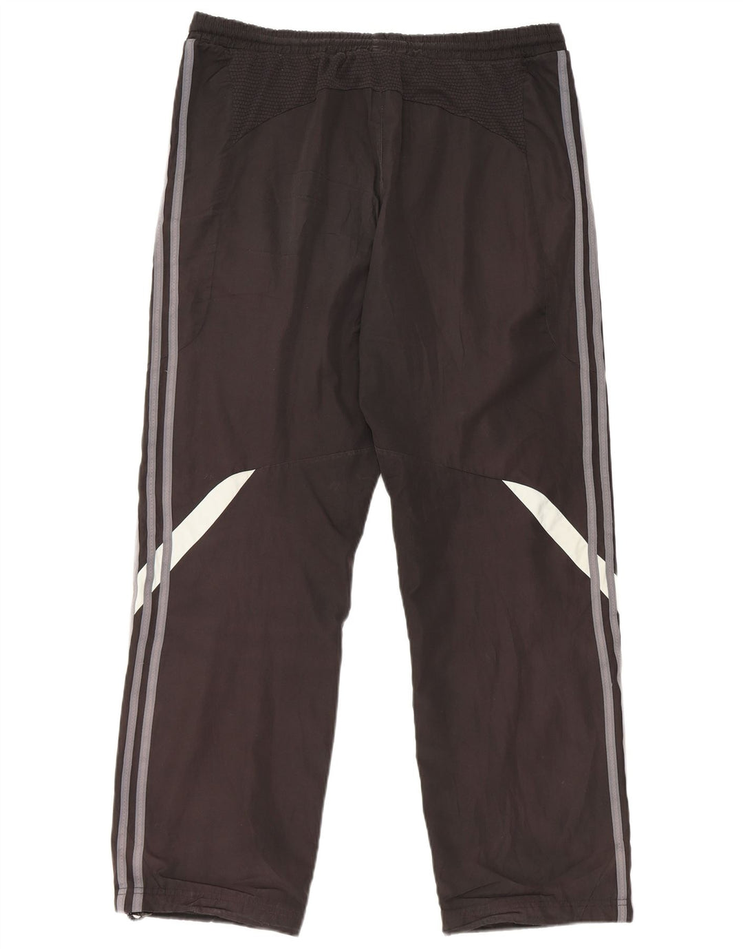 Calça de treino masculina Adidas médio preto colorblock poliéster