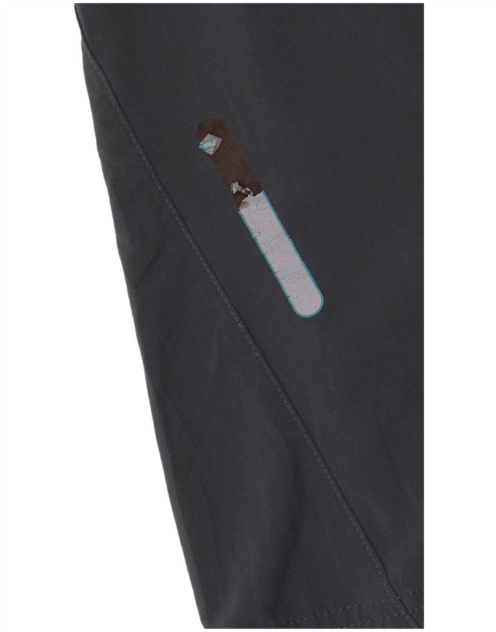 Shorts esportivos masculinos Puma médio cinza colorblock poliéster