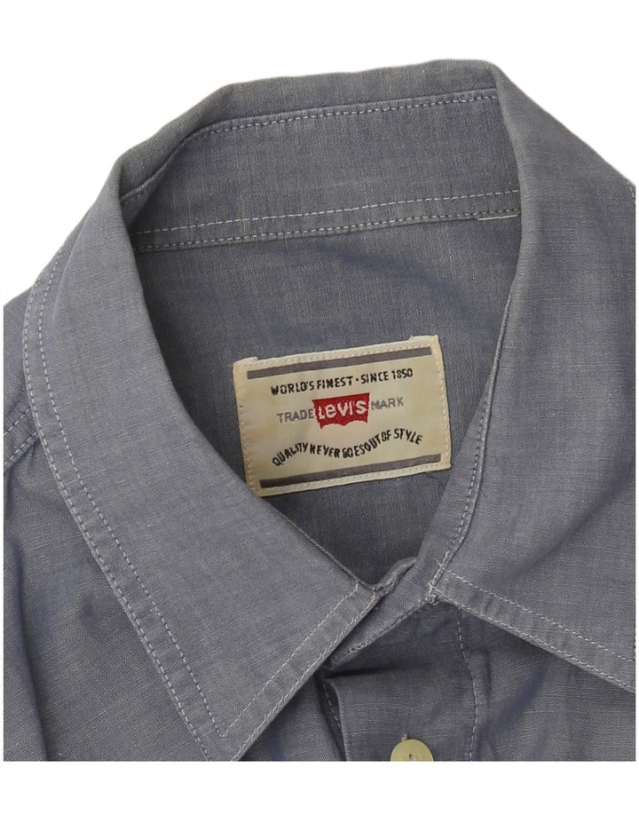 Camisa masculina de manga curta LEVI'S grande azul